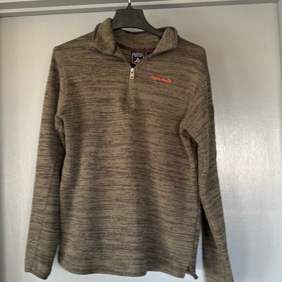 Avalanche Mens Sweater Thermalation Mid-Layering Size Medium Long Sleeve 1/4 Zip - Picture 1 of 6